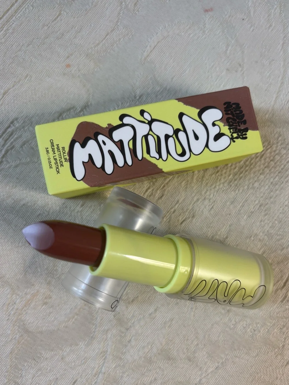 Made by Mitchell Mattitude Matte Lipstick in Rollin BNIB
